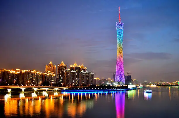 广州塔夜景